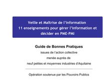 Diapositive 1 - Innovalis Aquitaine