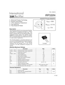 IRF530N HEXFET® Power MOSFET