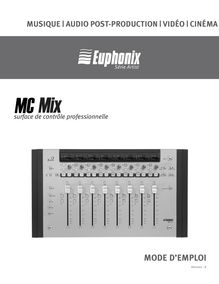 Notice Système Audio et vidéo Euphonix  MC Mix