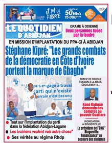Le Quotidien d’Abidjan n°4147 - Du lundi 27 juin 2022