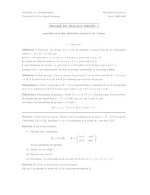 Alg`ebre et Arithmétique Mathématiques L3 Université de Nice ...