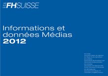 Informations et données Médias 2012