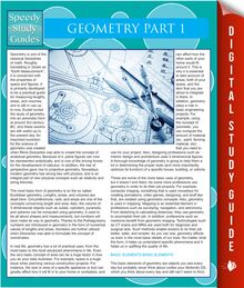 Geometry Part 1 (Speedy Study Guides)