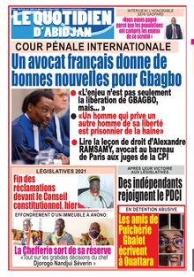 Le Quotidien d’Abidjan n°3055 - du mercredi 17 mars 2021