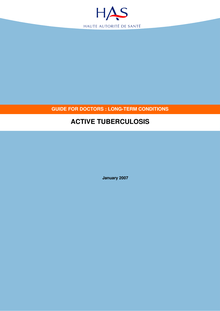 ALD n°29 - Tuberculose maladie - Active tuberculosis