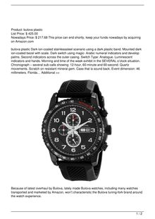 Bulova Men8217s 98C112 Marine Star Strap Watch Watch Review