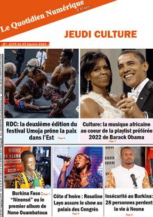 Le Quotidien Numérique d’Afrique N° 2105 - Du jeudi 5 janvier 2023