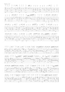 Partition Holborne: New Year s Gift; Anonymous: Galliarde (luth tablature), pour Marsh luth Book