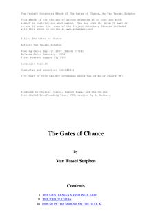 The Gates of Chance