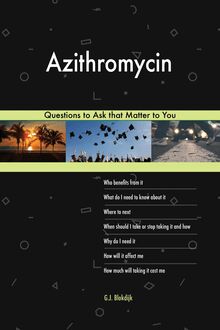 Azithromycin 603 Questions to Ask that Matter to You