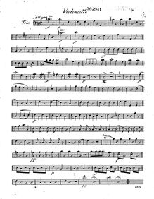 Partition violoncelle, corde Trio No.2, Op.4, Trio brillant, D minor
