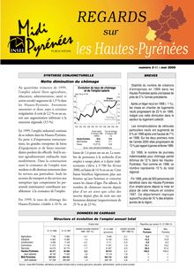 Evolution des principaux services libéraux de santé dans les Hautes-Pyrénées :  Regards n°2  
