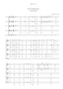 Partition Vocal score, Suauissimi Jesu, Soauissimo fiori, Giovannelli, Ruggiero