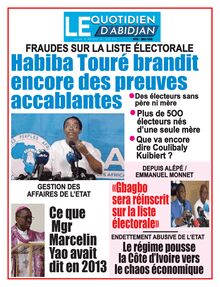 Le Quotidien d’Abidjan du 14/06/2023