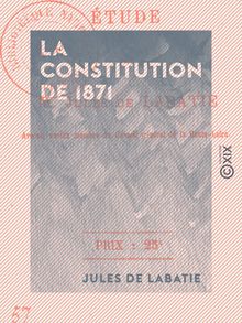 La Constitution de 1871 - Étude