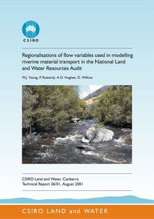 Regionalisations of flow variables used in modelling riverine material transport in the National Land
