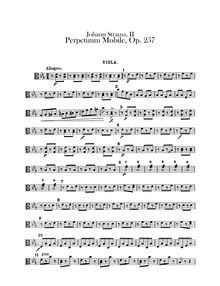 Partition altos, Perpetuum Mobile, Op.257, Perpetuum mobile, Ein Musikalischer Scherz