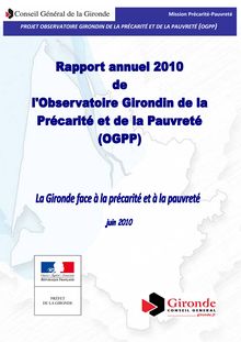 RAPPORT 2010 DE L OBSERVATOIRE GIRONDIN DE LA PRECARITE ET DE ...