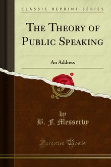 Theory of Public Speaking