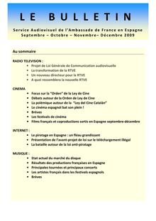 PDF - 552.7 ko - bulletin audiovisuel 2009