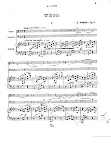 Partition , Allegro com moto - partition de piano, Piano Trio en F minor, Op.14