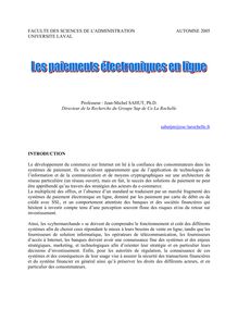 FACULTE DES SCIENCES DE L'ADMINISTRATION AUTOMNE 2005 UNIVERSITE ...