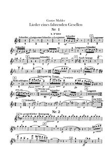 Partition flûte 1, 2, 3 (doubles Piccolo), chansons of a Wayfarer