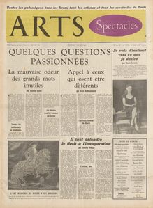 ARTS N° 360 du 22 mai 1952