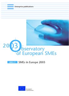 SMEs in Europe 2003