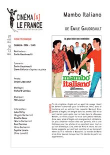 Mambo Italiano de Gaudreault Emile