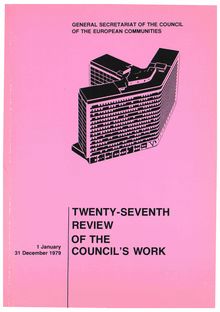 Twenty-seventh review of the Council s work