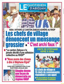 Le Quotidien d Abidjan n°4287 - Du vendredi 20 janvier 2023