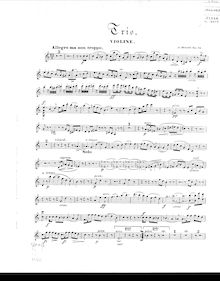Partition parties Score (violon et violoncelle), Piano Trio, Trio für Pianoforte, Violine und Violoncell