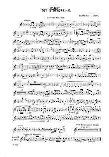 Partition Soprano Mirleton, A New Toy Symphony, C major, Ryan, Desmond Lumley