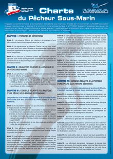 charte du pêcheur sous-marin - FCSMP-charte A4.indd