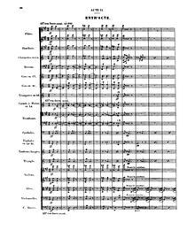 Partition Act II, Benvenuto Cellini, opéra semi-seria, Berlioz, Hector