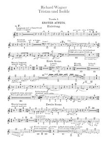 Partition trompette 1, 2, 33 Onstage trompettes (en C), Tristan und Isolde