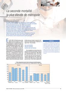 Chapitre "Santé" extrait du Bilan économique et social - Picardie 2005 