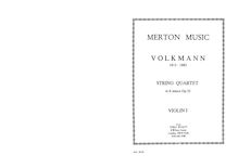 Partition parties complètes, corde quatuor No.4, Op.35, E minor