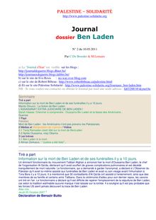Journal dossier Ben Laden
