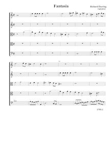 Partition Fantasia VdGS No.8 - partition complète (Tr Tr T T B), fantaisies pour 5 violes de gambe