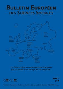 Bulletin européen des sciences sociales N° 9