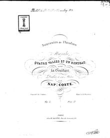 Partition complète (alternative scan), Souvenirs de Flandres, Marche, 4 Valses et un Rondeau, Op.5