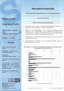 Statistik kurzgefaßt. Industrie, Handel und Dienstleistungen Nr. 21/2000. Handelsstatistik