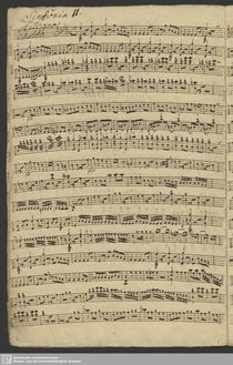 Partition violons I, Symphony en E-flat major, E♭ major, Rosetti, Antonio
