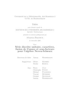 Universite de la Mediterranee Aix Marseille U F R de Mathmatiques