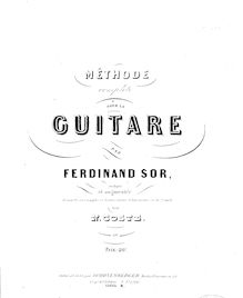 Partition Spanish, Méthode Complète pour la Guitare, Sor, Fernando