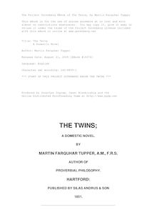 The Twins - A Domestic Novel