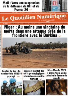 Le Quotidien Numérique d’Afrique n°1887 - du vendredi 18 mars 2022