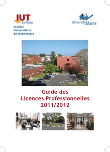 Guide des Licences Professionnelles 2011/2012